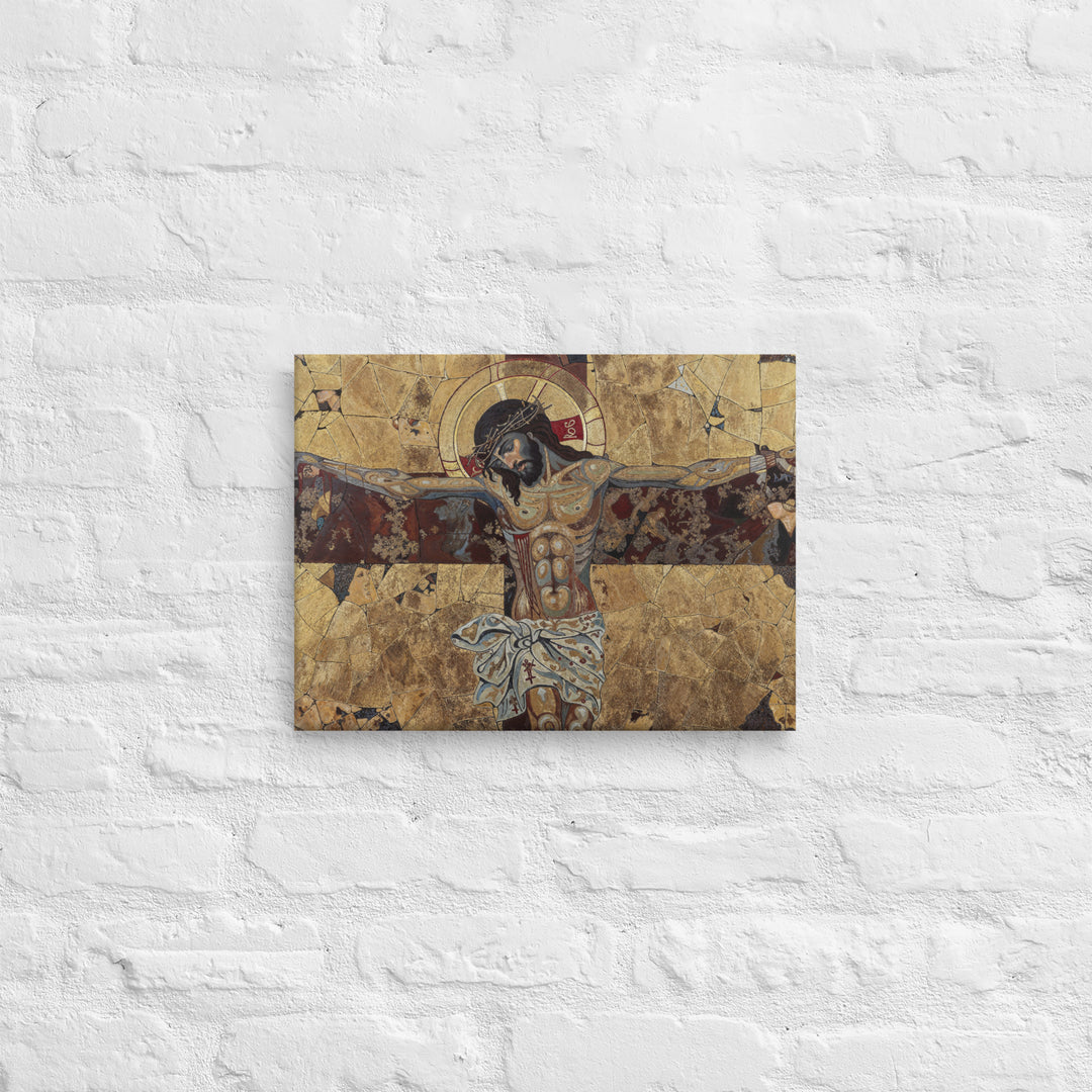 "The Crucifixion" Christian Canvas Print (Style 4)