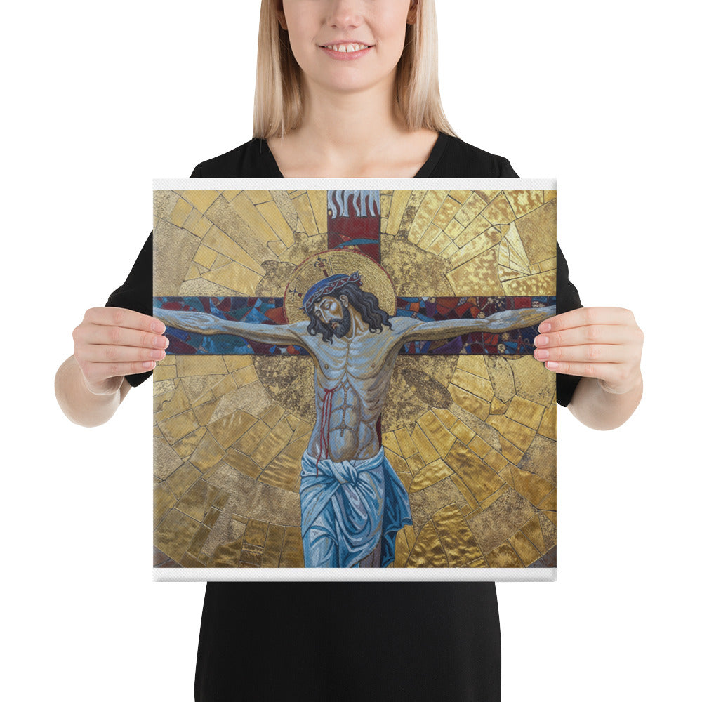 "The Crucifixion" Christian Canvas Print (Style 2)