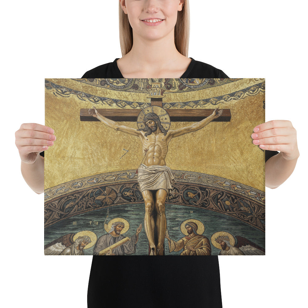 "The Crucifixion" Christian Canvas Print (Style 3)