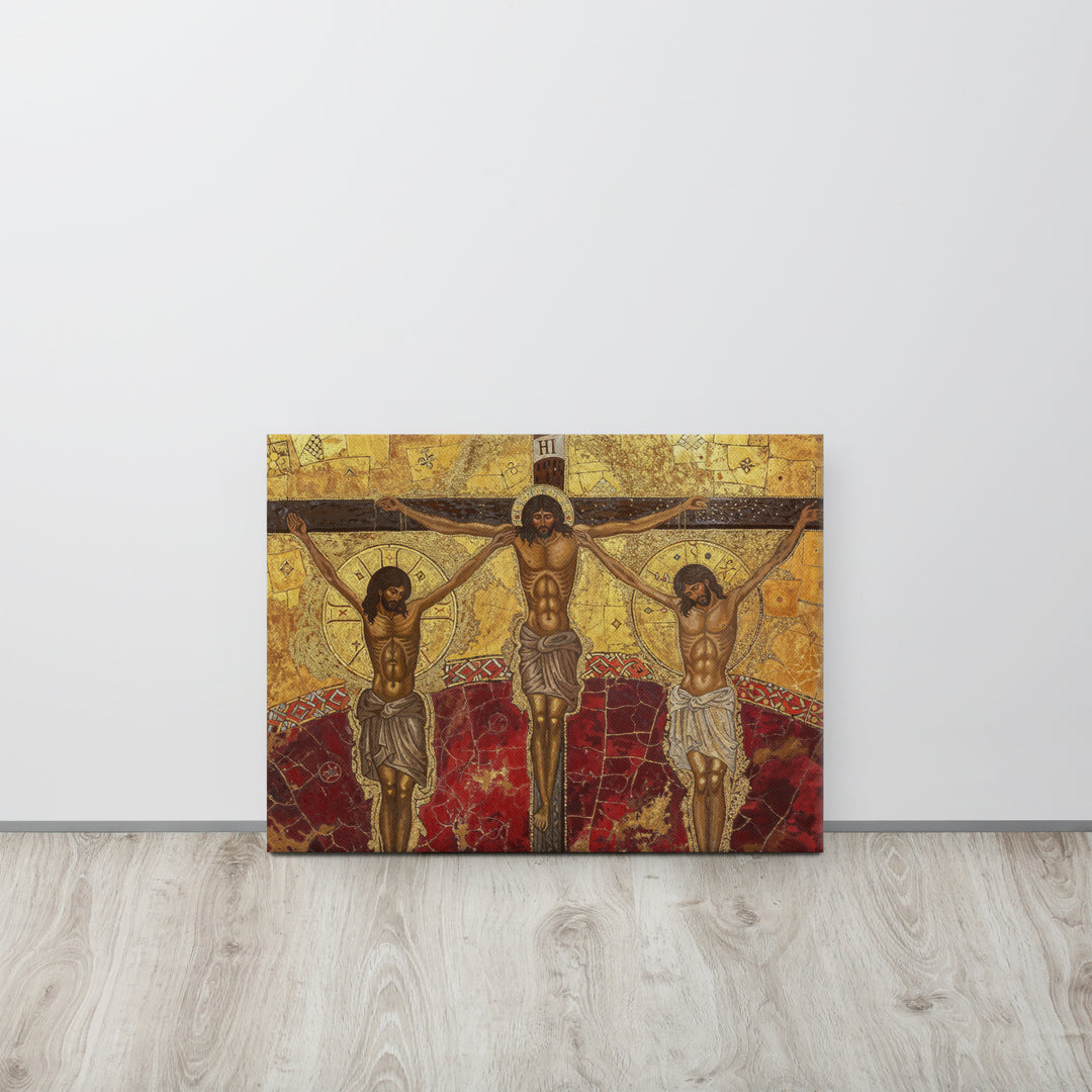 "The Crucifixion" Christian Canvas Print (Style 5)