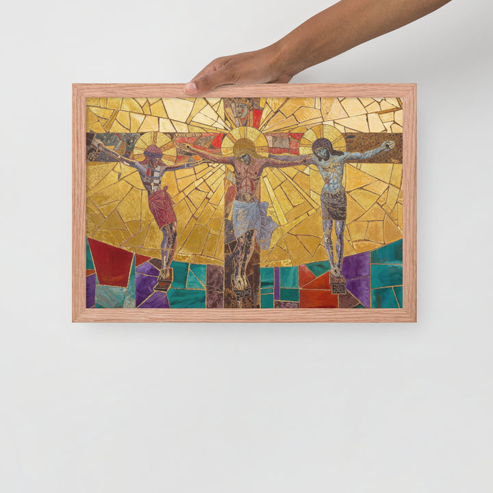 "Bishop Holding Chalice" Christian Framed Poster(Style 01)