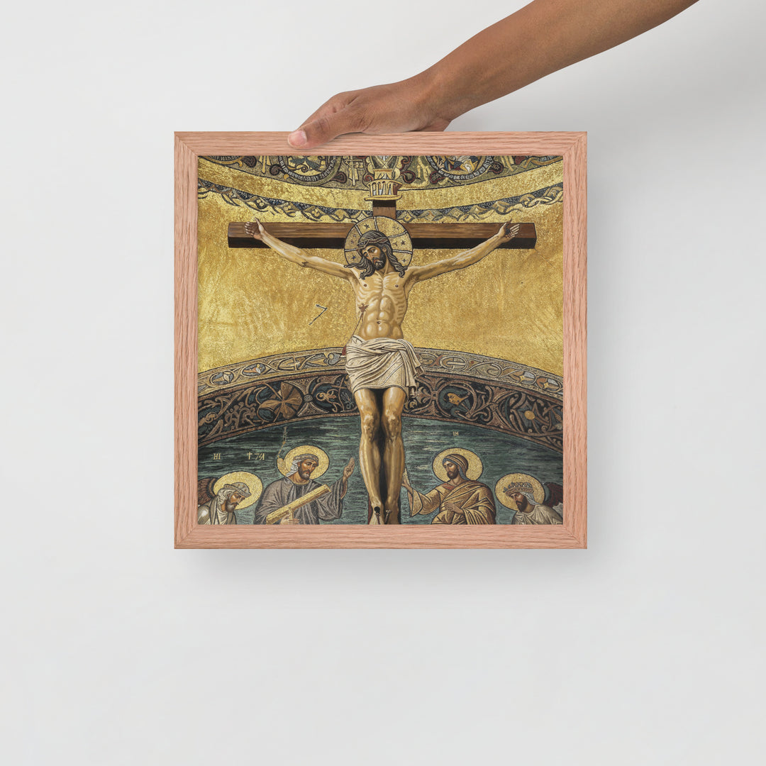 ”The Crucifixion" Christian Framed Poster (Style 2)