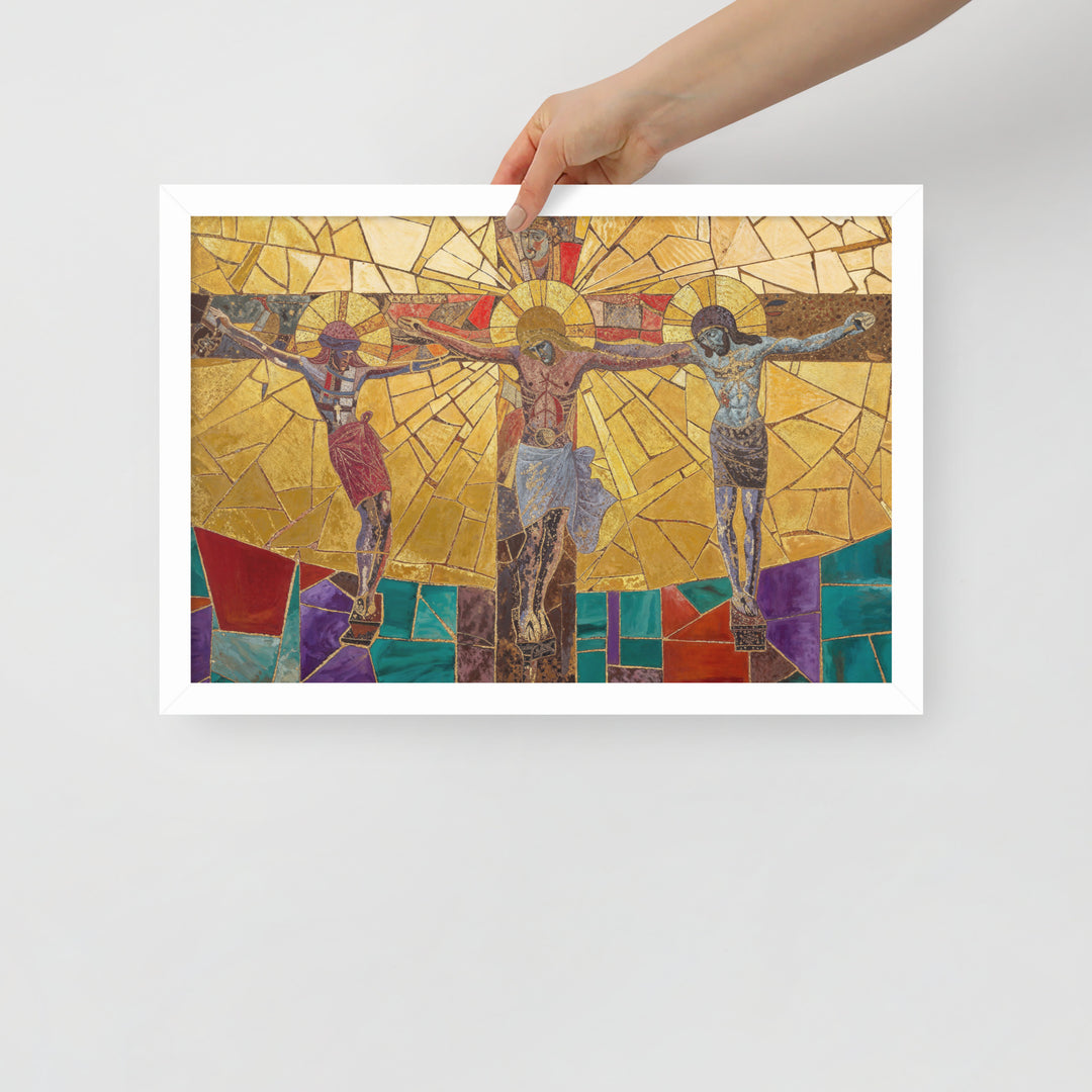 "The Crucifixion" Christian Framed Poster (Style 1)