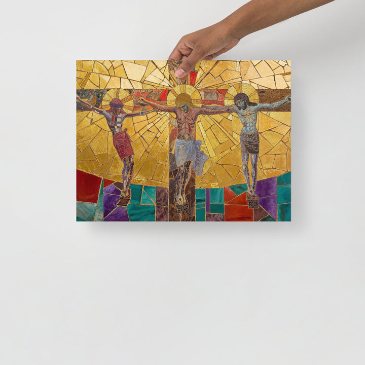 "The Crucifixion" Christian Poster (Style 1)