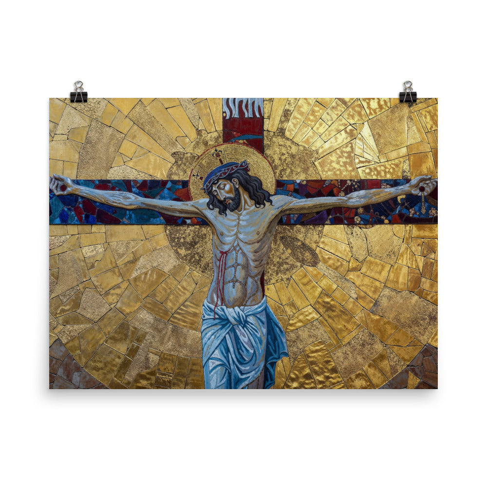 ”The Crucifixion" Christian Poster (Style 3)