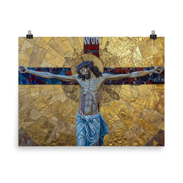 ”The Crucifixion" Christian Poster (Style 3)