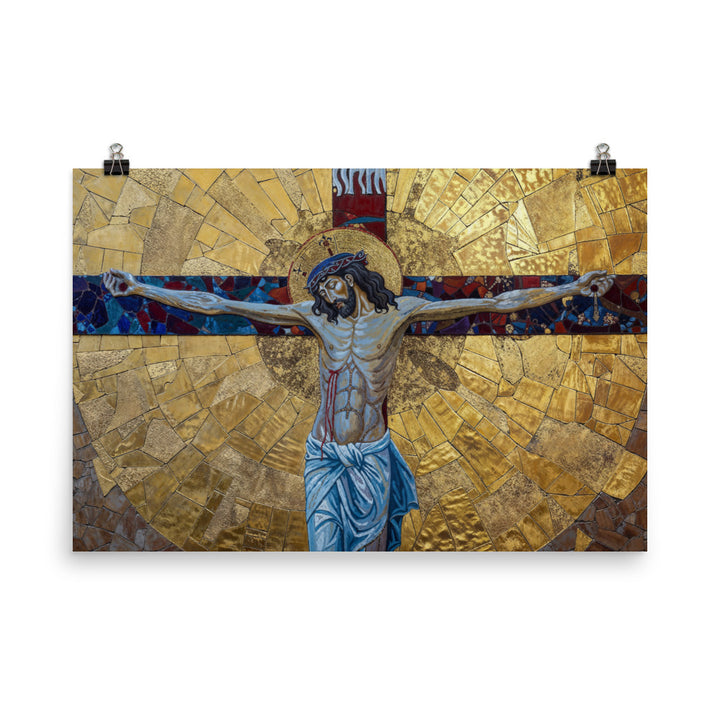 ”The Crucifixion" Christian Poster (Style 3)