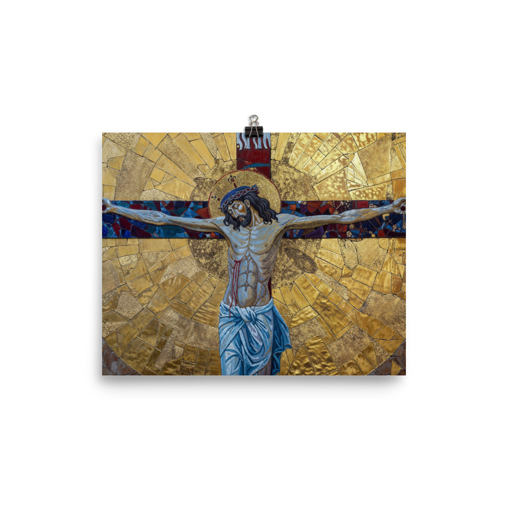 ”The Crucifixion" Christian Poster (Style 3)