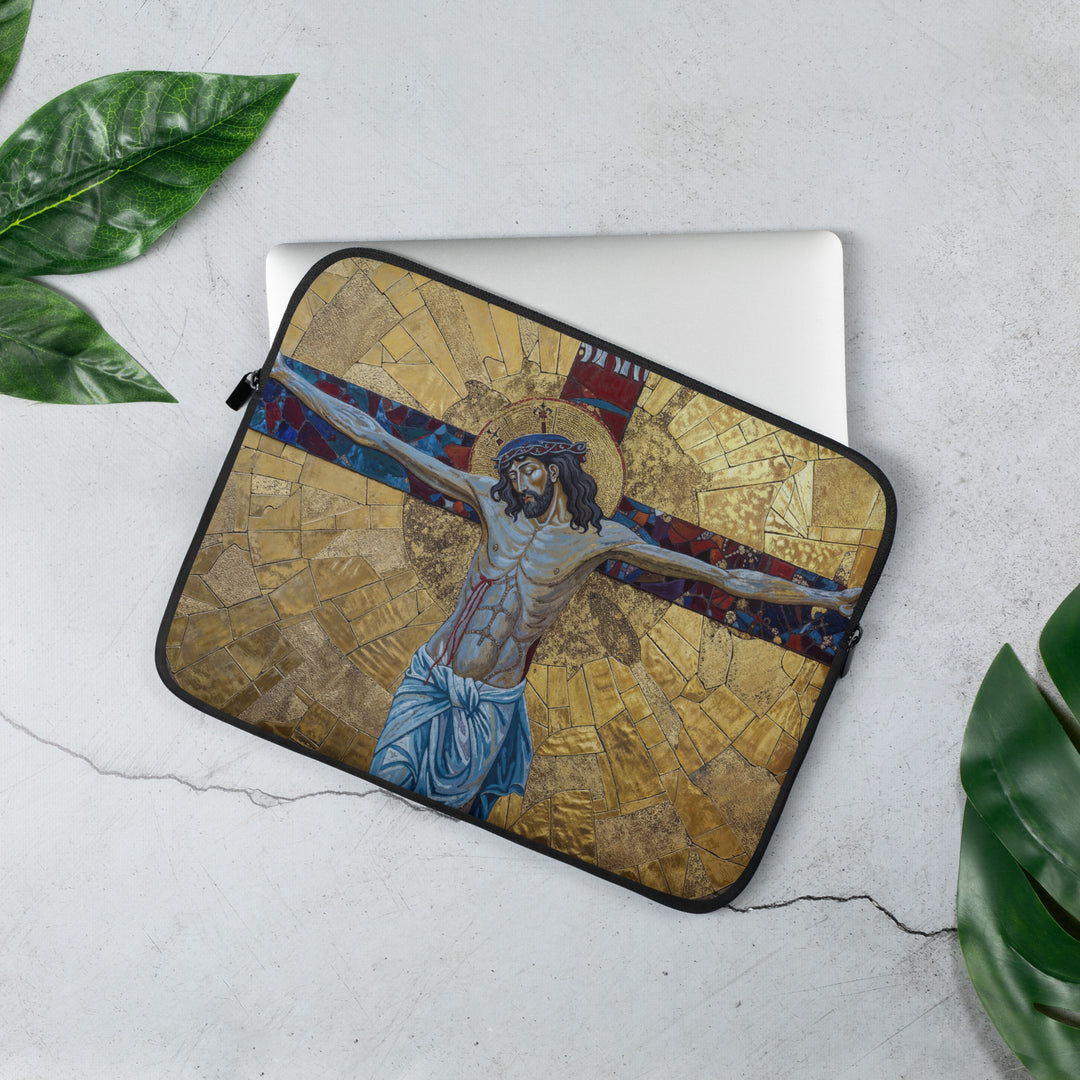 "The Crucifixion" Christian Laptop Sleeve (Style 2)