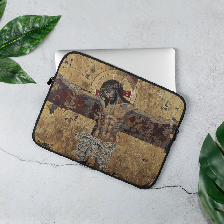 "The Crucifixion" Christian Laptop Sleeve (Style 3)