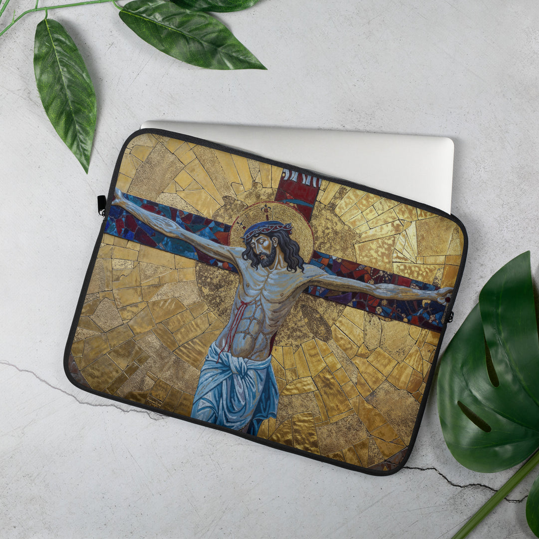 "The Crucifixion" Christian Laptop Sleeve (Style 2)