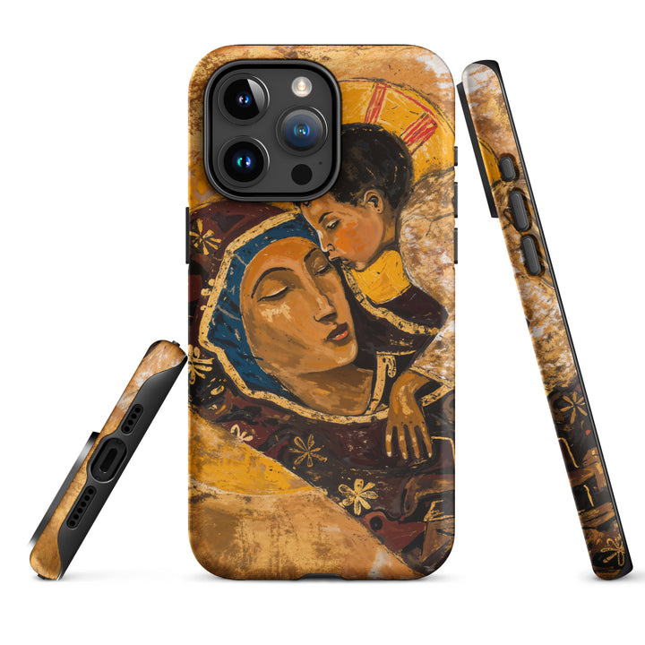 “Virgin Mary holding Christ” Christian iPhone Case (Style 01)